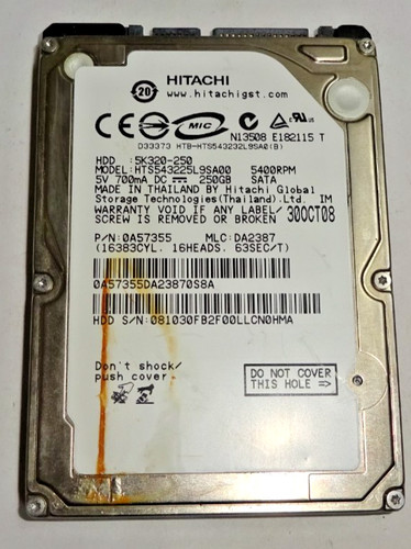 Hitachi hts543225l9sa00 - hitachi, ***