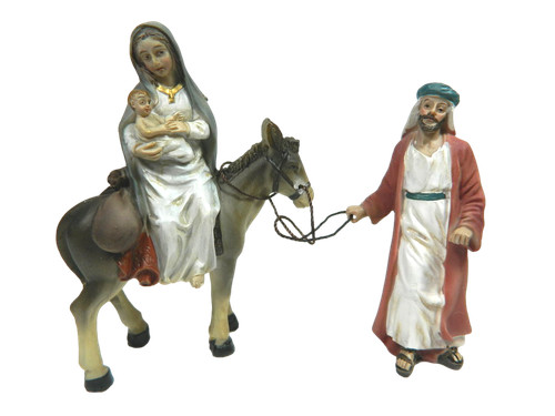 Scena presepe pasqua fuga - pasqua,
