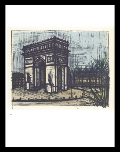 1967 bernard buffet - 1967, litografia