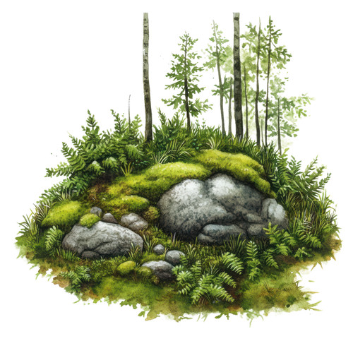 Adesivo murale adesivo foresta