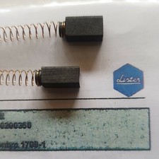 Coppia spazzole X Tosatrice Liscop pecore mucche cavalli  carboncino  6 x 5 x h9