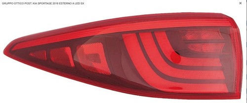 Fanale posteriore sinistro - fanale,