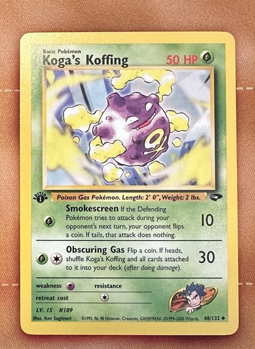 Carte pokemon koga - pokemon, koga's