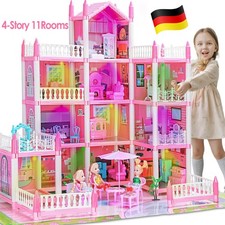 CASA DELLE BAMBOLE CASA DELLE BAMBOLE VILLA DELLE BAMBOLE MOBILI CASA BARBIE PLAYSET ACCESSORI con luce