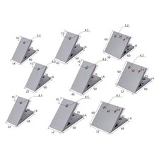 Staffa angolare 45 gradi