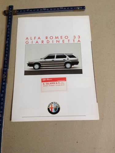 Depliant vintage alfa romeo - alfa,