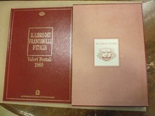 1989 Libro dei Francobolli Annata Buca delle Lettere Completo francob+ Custodia