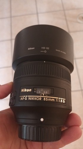 Nikon nikkor 85mm - 85mm, f/1.8g