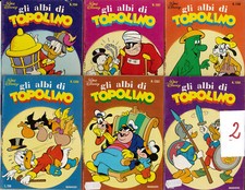 TOPOLINO ALBI  6 FUMETTI