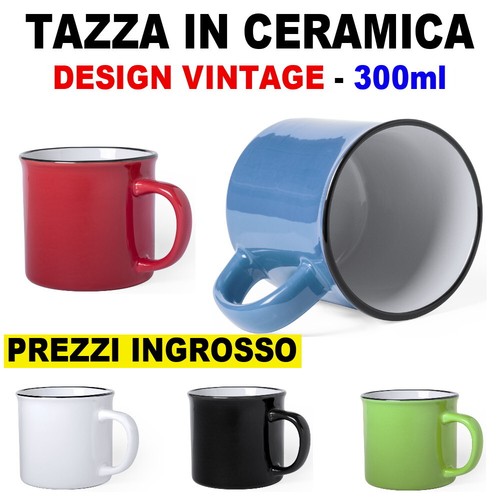 Tazza ceramica 300ml stile - tazza,