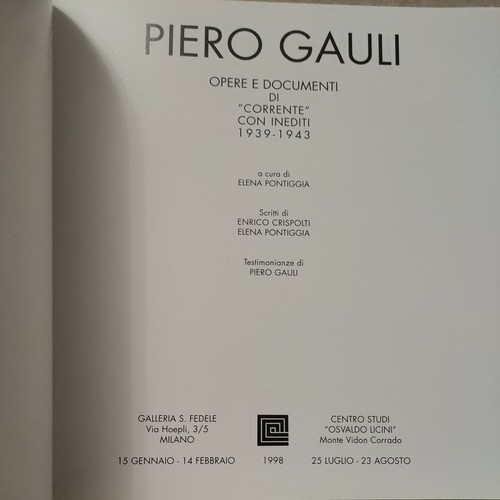 Piero gauli opere e - gauli,