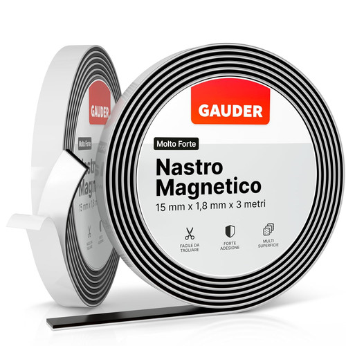 Nastro magnetico adesivo forte - magnetico,
