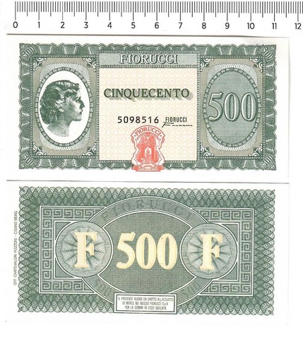 Fiorucci 1977 italy banconota - fiorucci,