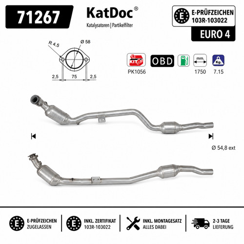 Catalizzatore mercedes - catalizzatore,