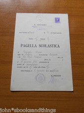 1939 PAGELLA ANTICA CLASSE