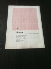 1962 OLIVETTI APPARECCHIATURE ELETTRONICHE TRATTAMENTO AUTOMATICO DI DATI PUB AD