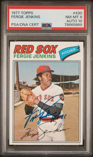 1977 topps fergie jenkins - topps,