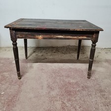 Vecchio tavolo rustico xix - rustico,