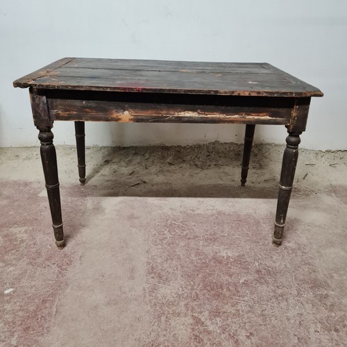 Vecchio tavolo rustico xix - rustico,