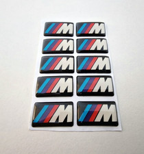 10x BMW M 3D Cupola Badge Logo