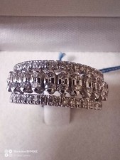 Anello donna oro bianco con