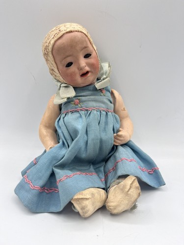 Bambola baby antica made - bambola,