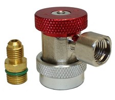 RUBINETTO ALTA PRESSIONE GAS R134A ATTACCO INNESTO RAPIDO A/C CLIMATIZZAZIONE