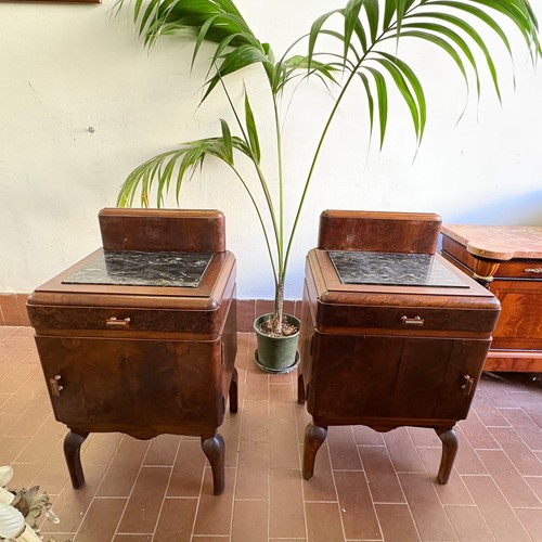 Coppia comodini art deco - coppia,