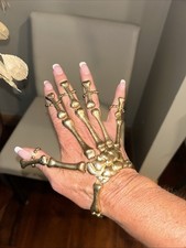 Braccialetto metallo scheletro