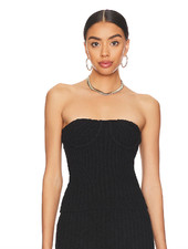 NBD X REVOLVE Tara Boucle maglia bustier tubino TAGLIA SMALL