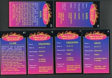 Card's Collection Le piu' belle Ragazze del Mondo 6 Pezzi