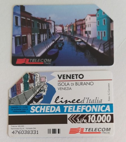 Scheda telefonica usata - ,
