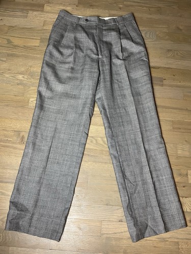 Pantaloni vintage grigi gamba