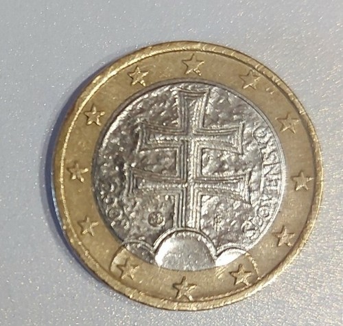 Moneta euro slovensko - moneta,