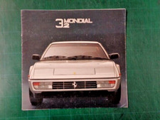 FERRARI 3.2 MONDIAL Pieghevole 1985 Italiano Inglese Francese Tedesco