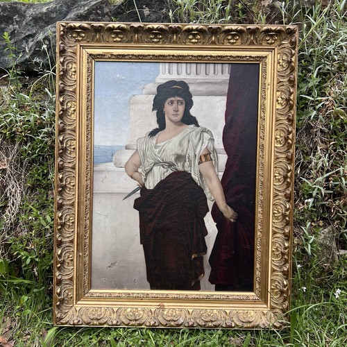 Medea dipinto olio - medea, del