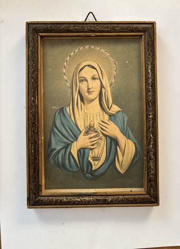 Antica stampa madonna - madonna, delle