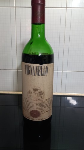 Tignanello 1971 prima annata - prima,
