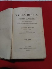 LA SACRA BIBBIA SECONDO LA