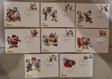 Serie di 8 Cartoline PAPERINO