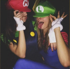 Cappello Super Mario Bros - Taglia Unica Adulti/Bambini - Cosplay Ufficiale - Co