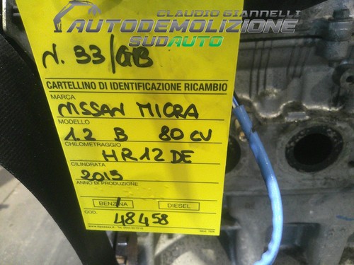 Motore completo nissan - completo, micra