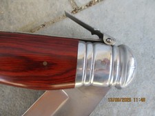 RICORDO VIAGGIO IN SPAGNA ALBACETE 1970 ACCIAIO LEGNO PREGIATO CM. 51