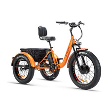 Triciclo Bicicletta Elettrica Z-TECH ZT-80-B "FAT TRIKE " 3 Ruote 250W 13 Ah 48V