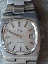 OMEGA GENEVE AUTOMATICO SQUARE JUMBO ANNI 70 Cal. 1012 BRACCIALATO