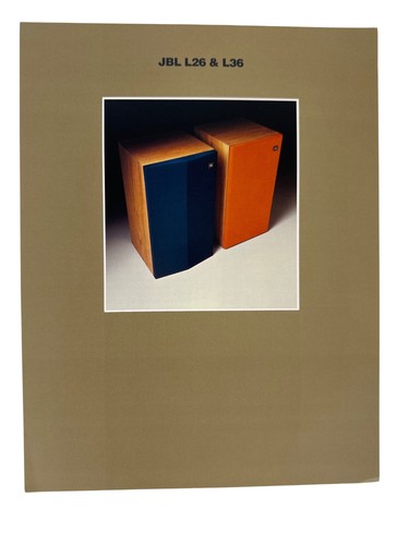 Scheda prodotto jbl l26 - prodotto,