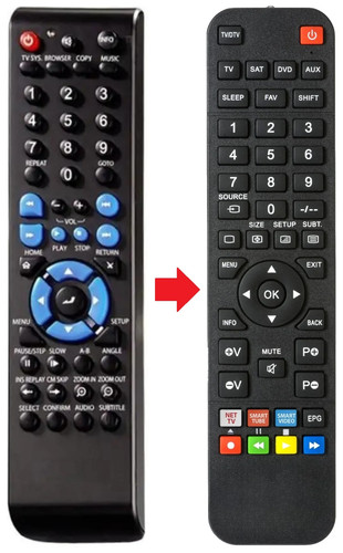 Telecomando adatto per fantec - adatto,