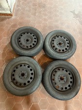 4 CERCHI IN FERRO CON GOMME 175/65/15 MINI COOPER ONE S