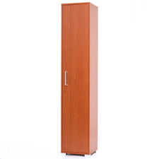 Scarpiera armadio 1 anta in legno - ripiani interni finitura Ciliegio