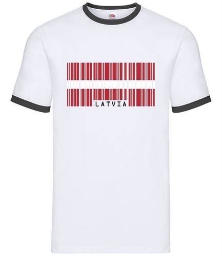 Bandiera lettonia uomo shirt - lettonia,
